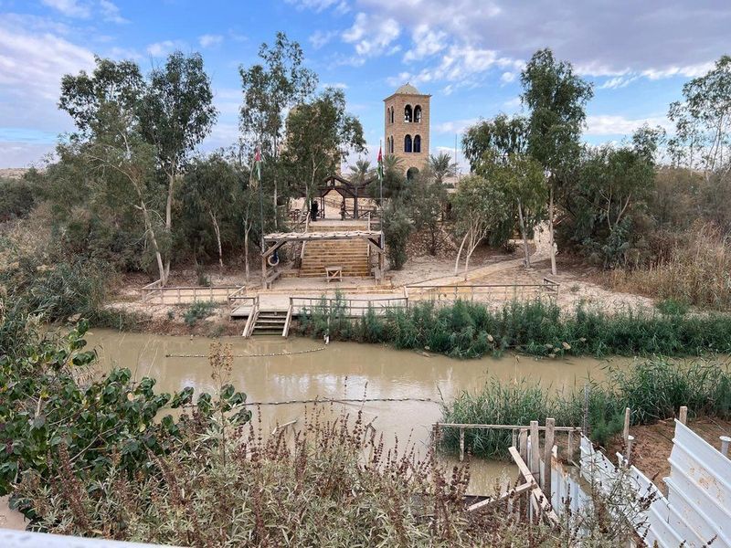 Qasr al-Yahud on the Jordan river, where John immersed the crowds