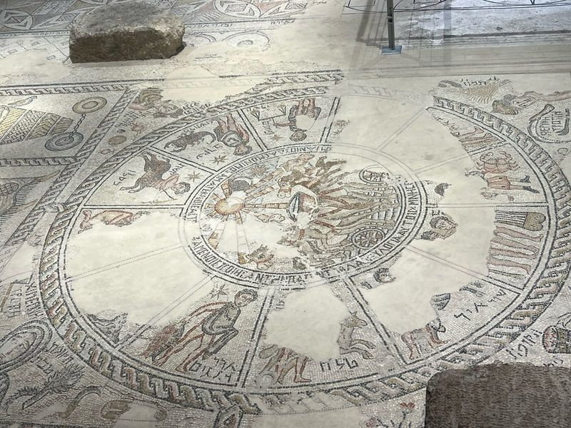 The zodiac mosaic floor at Sepphoris (Tzippori)