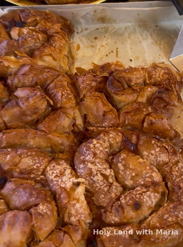 Fresh pastries at Shuk HaNamal, the Tel Aviv Port market